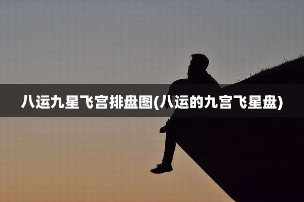 八运九星飞宫排盘图(八运的九宫飞星盘)