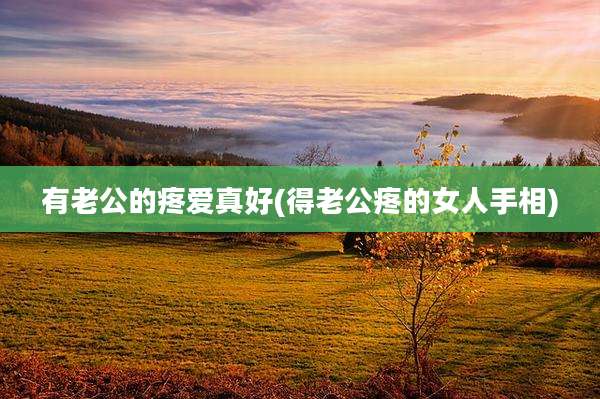 有老公的疼爱真好(得老公疼的女人手相)