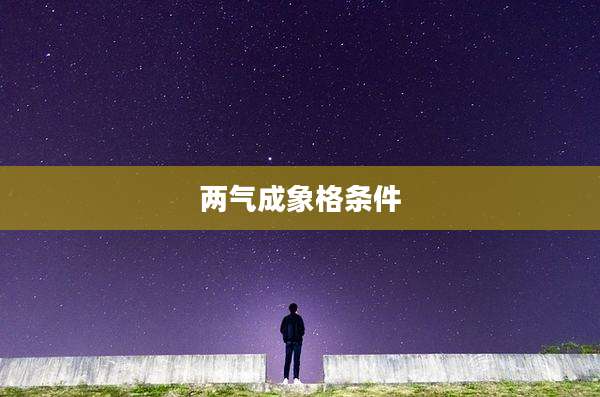 两气成象格条件