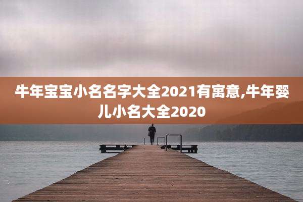 牛年宝宝小名名字大全2021有寓意,牛年婴儿小名大全2020