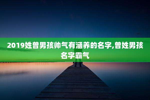2019姓曾男孩帅气有涵养的名字,曾姓男孩名字霸气