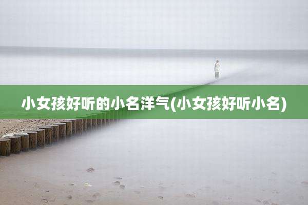 小女孩好听的小名洋气(小女孩好听小名)