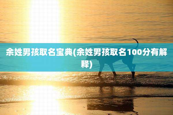 余姓男孩取名宝典(余姓男孩取名100分有解释)