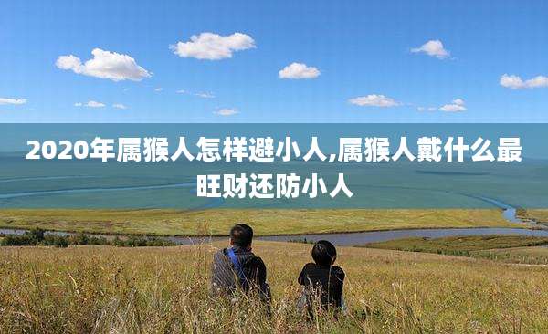 2020年属猴人怎样避小人,属猴人戴什么最旺财还防小人