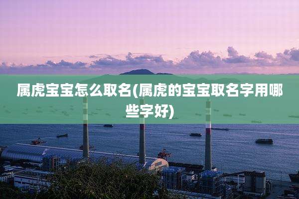 属虎宝宝怎么取名(属虎的宝宝取名字用哪些字好)