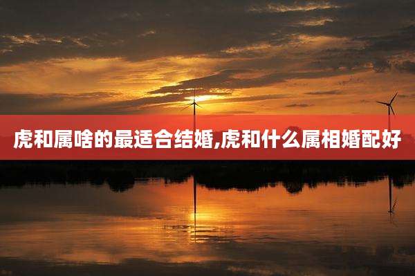 虎和属啥的最适合结婚,虎和什么属相婚配好
