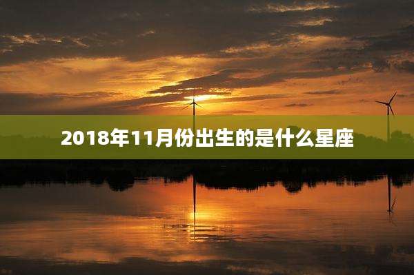 2018年11月份出生的是什么星座