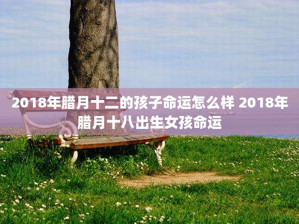 2018年腊月十二的孩子命运怎么样 2018年腊月十八出生女孩命运