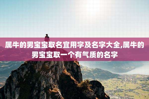 属牛的男宝宝取名宜用字及名字大全,属牛的男宝宝取一个有气质的名字