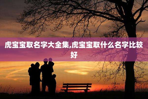 虎宝宝取名字大全集,虎宝宝取什么名字比较好