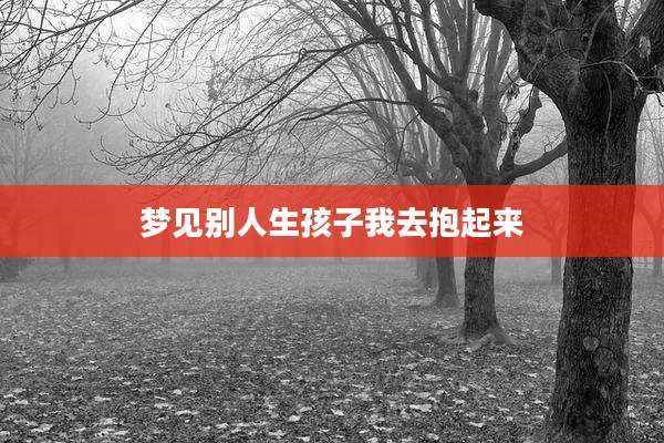 梦见别人生孩子我去抱起来