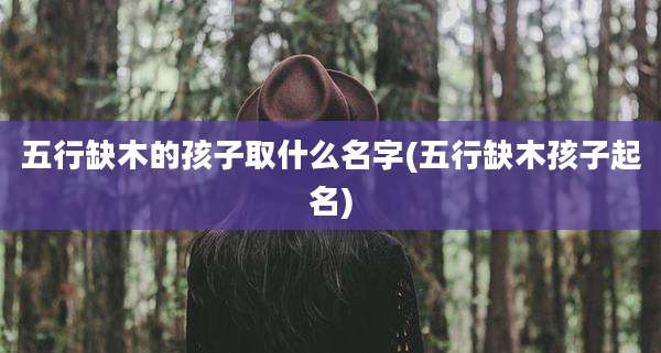 五行缺木的孩子取什么名字(五行缺木孩子起名)