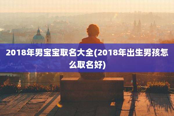 2018年男宝宝取名大全(2018年出生男孩怎么取名好)