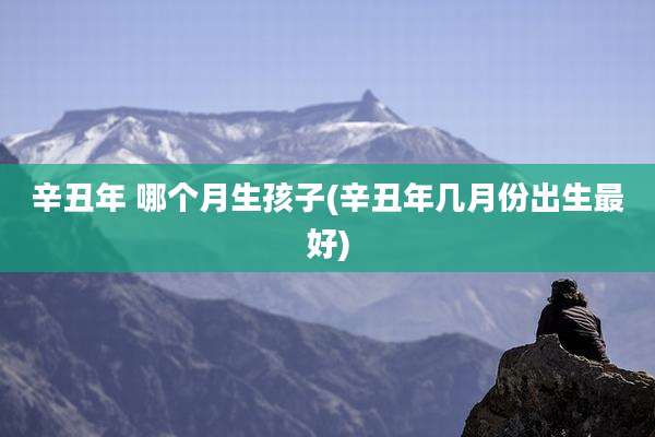 辛丑年 哪个月生孩子(辛丑年几月份出生最好)