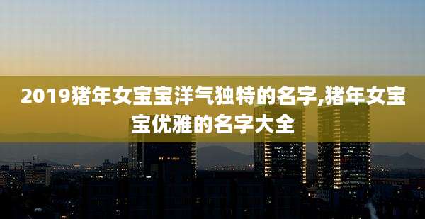 2019猪年女宝宝洋气独特的名字,猪年女宝宝优雅的名字大全