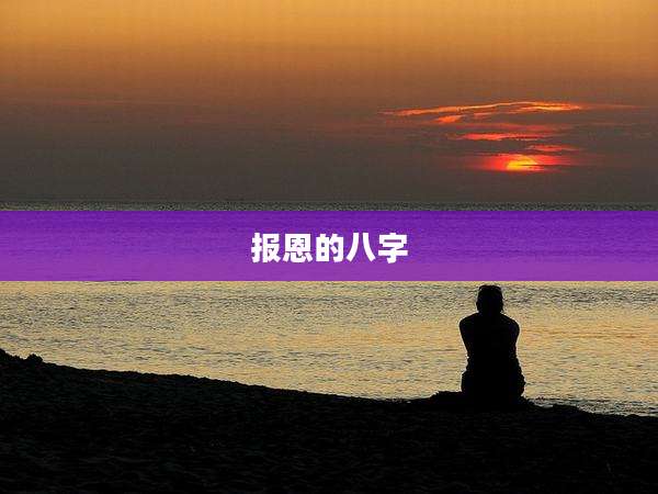 报恩的八字