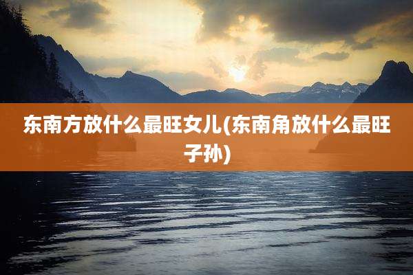 东南方放什么最旺女儿(东南角放什么最旺子孙)