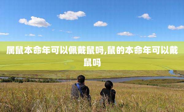 属鼠本命年可以佩戴鼠吗,鼠的本命年可以戴鼠吗