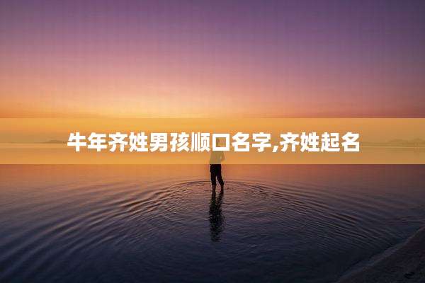 牛年齐姓男孩顺口名字,齐姓起名