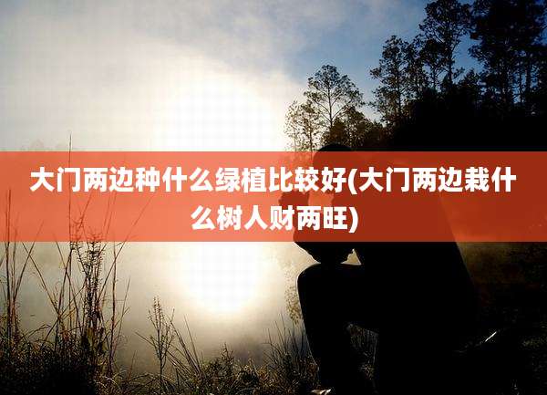 大门两边种什么绿植比较好(大门两边栽什么树人财两旺)