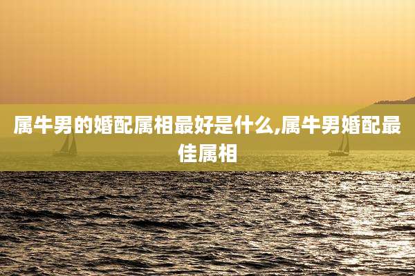 属牛男的婚配属相最好是什么,属牛男婚配最佳属相