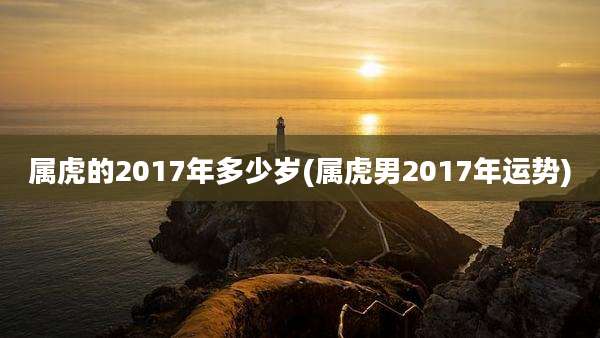 属虎的2017年多少岁(属虎男2017年运势)