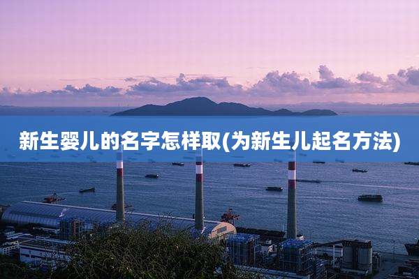 新生婴儿的名字怎样取(为新生儿起名方法)