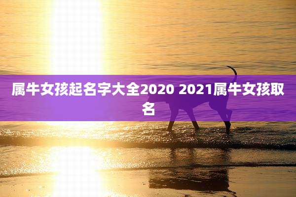 属牛女孩起名字大全2020 2021属牛女孩取名