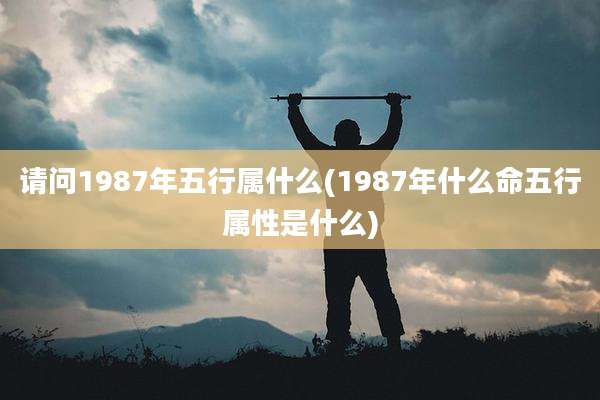 请问1987年五行属什么(1987年什么命五行属性是什么)