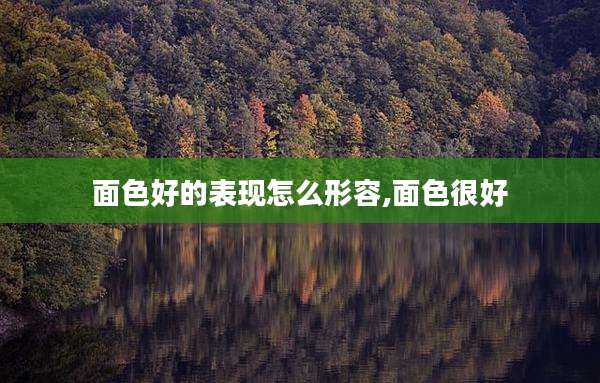 面色好的表现怎么形容,面色很好
