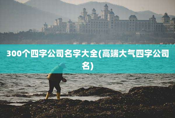 300个四字公司名字大全(高端大气四字公司名)