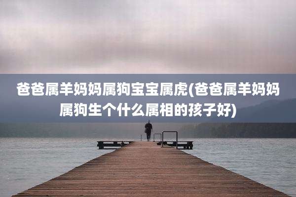爸爸属羊妈妈属狗宝宝属虎(爸爸属羊妈妈属狗生个什么属相的孩子好)