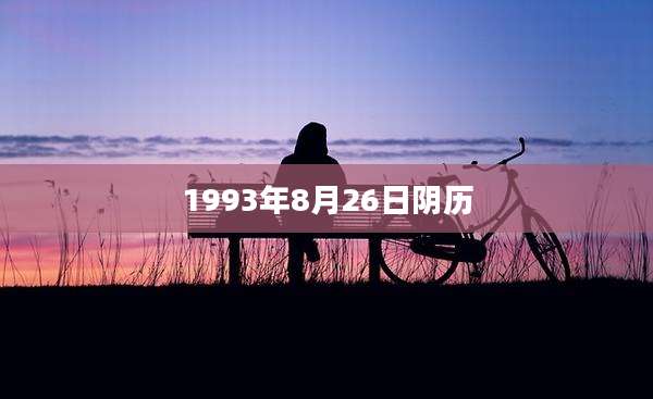 1993年8月26日阴历
