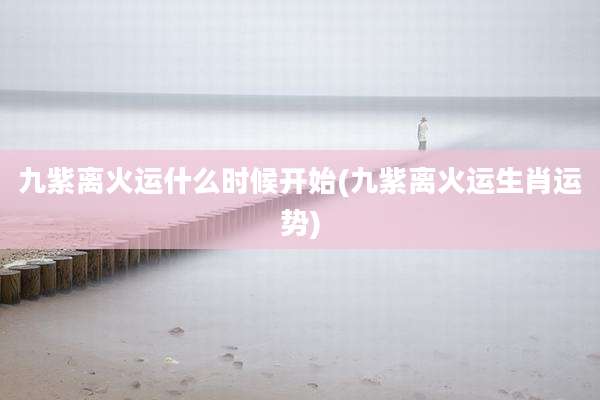 九紫离火运什么时候开始(九紫离火运生肖运势)