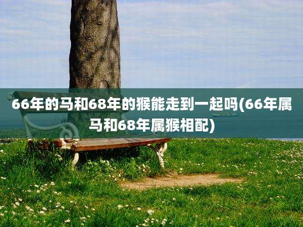 66年的马和68年的猴能走到一起吗(66年属马和68年属猴相配)