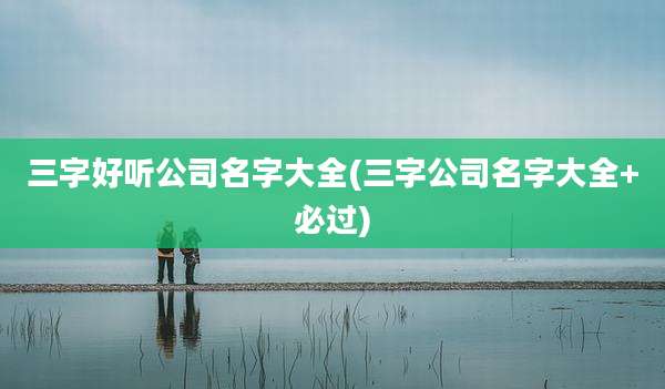 三字好听公司名字大全(三字公司名字大全+必过)