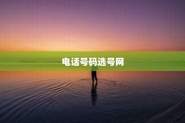 电话号码选号网