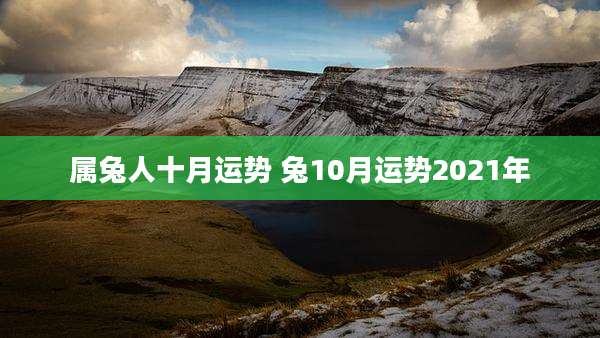 属兔人十月运势 兔10月运势2021年