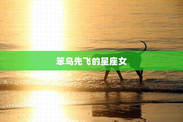 笨鸟先飞的星座女