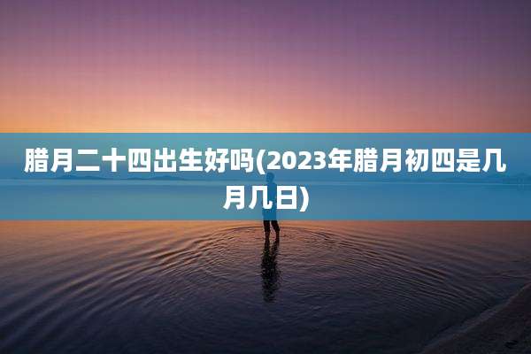 腊月二十四出生好吗(2023年腊月初四是几月几日)