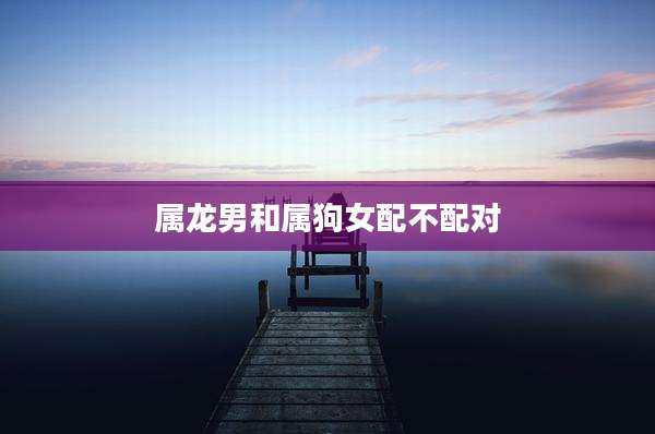 属龙男和属狗女配不配对