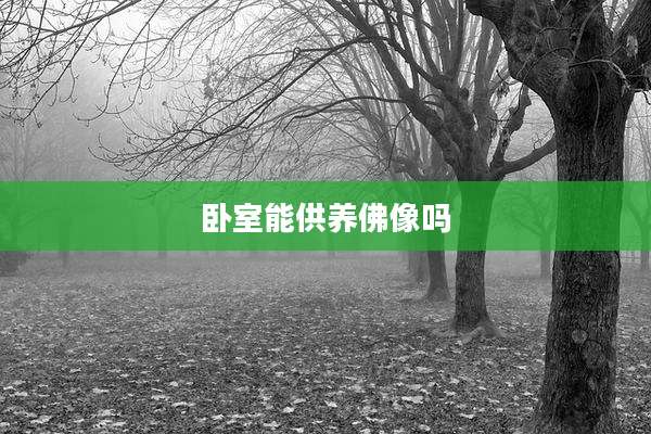 卧室能供养佛像吗