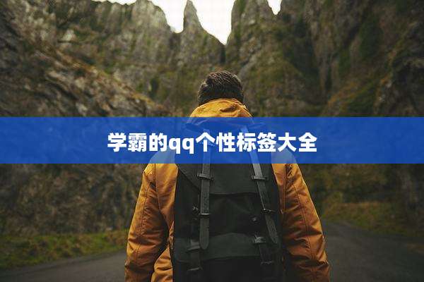 学霸的qq个性标签大全
