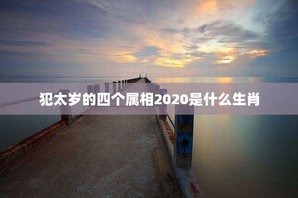 犯太岁的四个属相2020是什么生肖