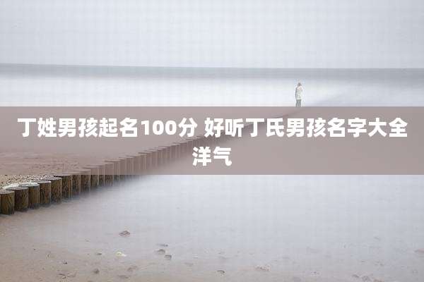 丁姓男孩起名100分 好听丁氏男孩名字大全洋气