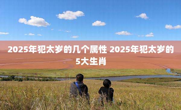 2025年犯太岁的几个属性 2025年犯太岁的5大生肖