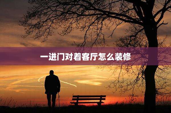 一进门对着客厅怎么装修
