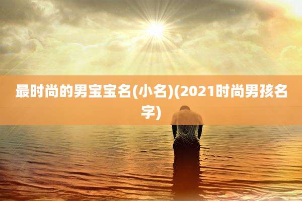 最时尚的男宝宝名(小名)(2021时尚男孩名字)