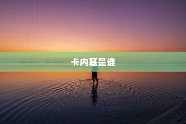 卡内基是谁