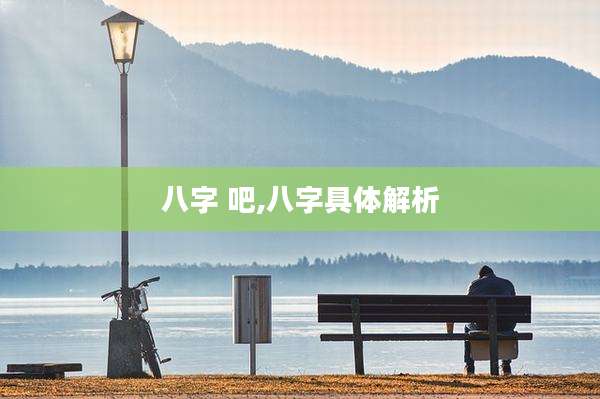 八字 吧,八字具体解析